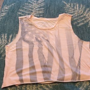 American Eagle Crop Tee